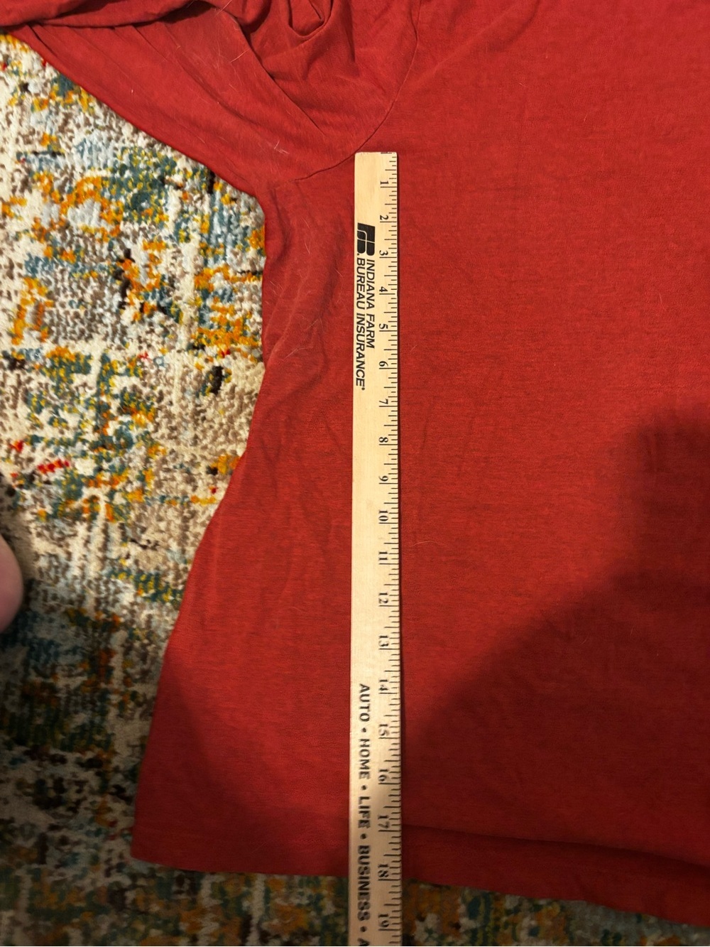 U.S. Polo Assn. Men's Red Long Sleeve Tee - Picture 2 of 8